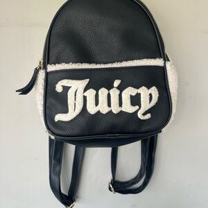 Juicy Couture Black Backpack with White Accents